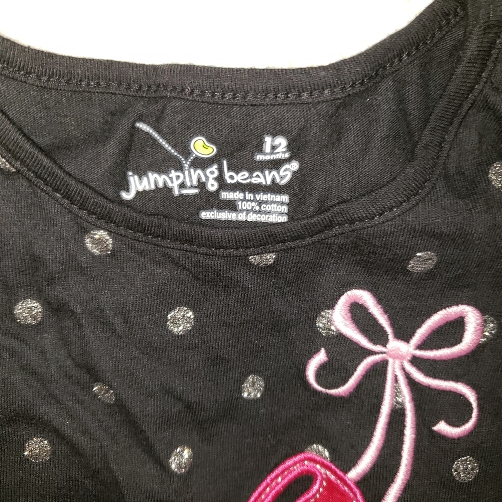 Jumping beans 12 months ballerina shirt - Picture 2 of 3